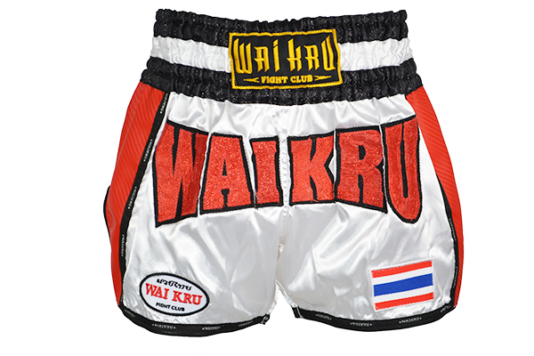 Pantalòn Wai Kru Muay Thai Carbono BCS-13 - Wai Kru Muay Thai