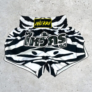 Muay Thai Shorts – MicroFiber – Zebra – SUB-6
