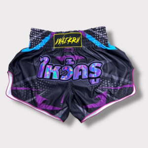 Muay Thai Shorts – MicroFiber – Purple/Blue Light – SUB-16