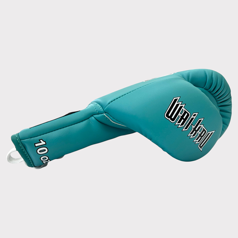 Wai Kru Muay Thai Lace Up Boxing Gloves BGLU-11 - Imagen 2