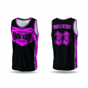 – Wai Kru Performance Tank Top – Black / Pink