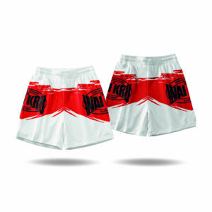 – Wai Kru Performance Shorts – White / Red