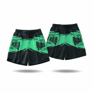 – Wai Kru Performance Shorts – Black / Turquoise