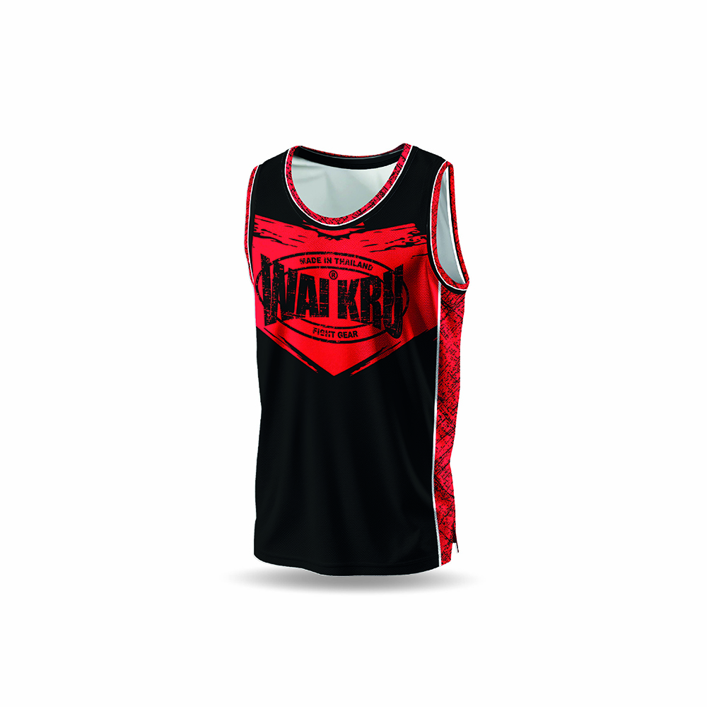 - Wai Kru Performance Tank Top – Black / Red - Imagen 4