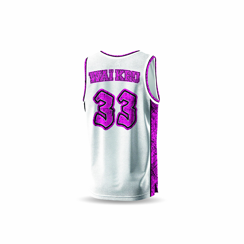 - Wai Kru Performance Tank Top – White / Pink - Imagen 4
